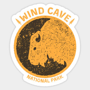 Wind Cave National Park Sticker